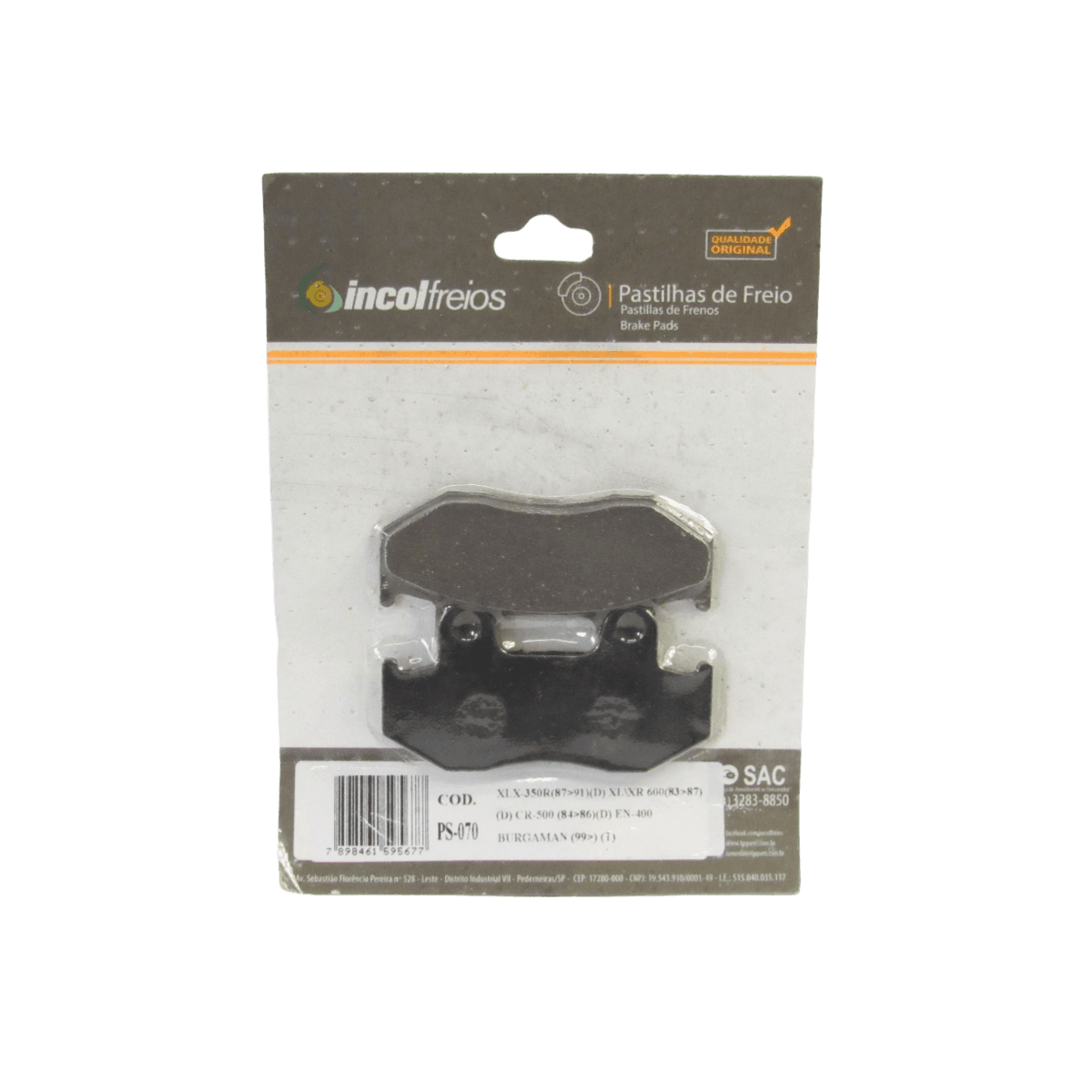 PASTILHA DIANT.LEAD 110(09/19) XLX 350/ELITE 125 